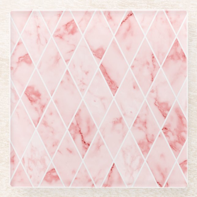 marble glass coaster (Front)