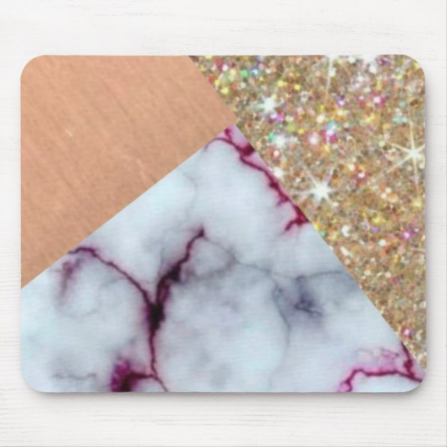 Marble Glitter| Mouse Pad (Front)