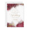 Marble Glitter Wedding Burgundy Gold ID644