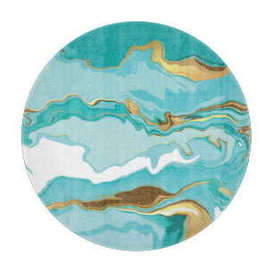 Marble, gold: abstract vintage background. cutting board
