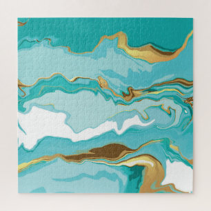 Marble, gold: abstract vintage background. jigsaw puzzle