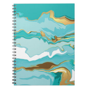 Marble, gold: abstract vintage background. notebook