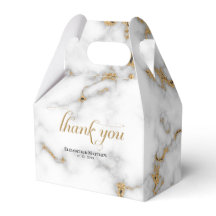 Marble Gold Glitter Wedding Thank You