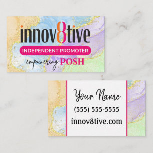 Marble gold Innov8tive Posh business card