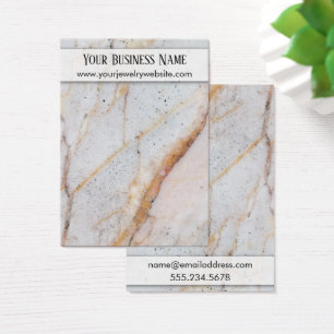 Marble/ Gold Veins Earring Holder Display Cards