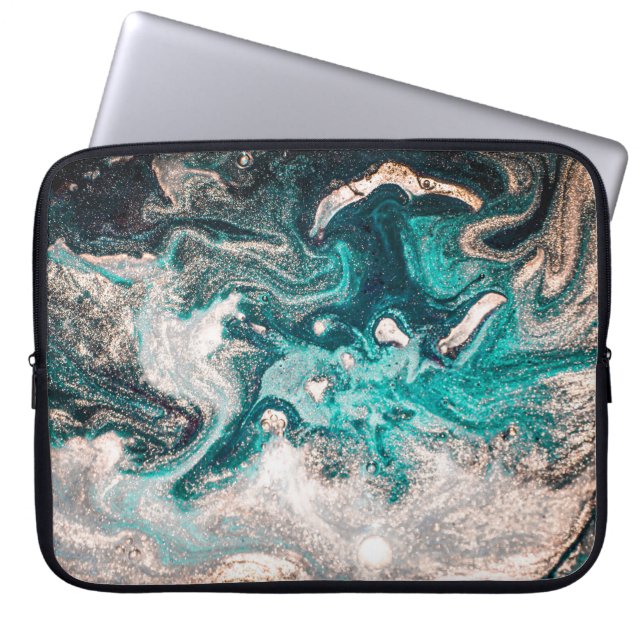 Marble Handmade: Traditional Luxury Texture. Laptop Sleeve (Front)
