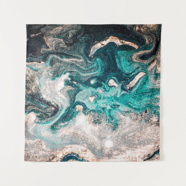 Marble Handmade: Traditional Luxury Texture. Tapestry (Front)