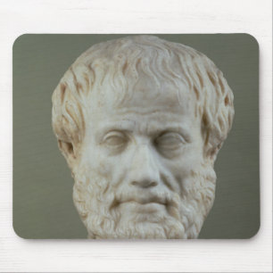 Marble head of Aristotle Mouse Mat