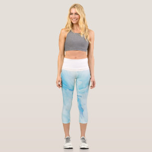 Marble High Waisted Capris