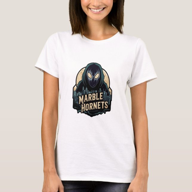 marble hornets sticker T-Shirt (Front)