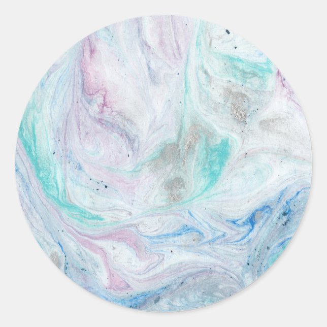 Marble I Classic Round Sticker (Front)