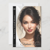 Marble Ice Pageant Sash Autograph Card