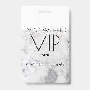 marble lanyard ID badge