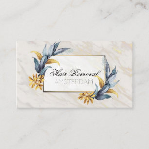 Marble Leafs Classic Business Card