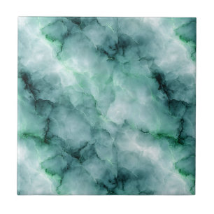 Marble -Like Texture in Light Mint Green Tile