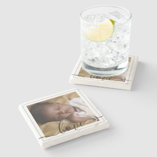 Marble/Lime Stone Coasters - Love Your Own Image