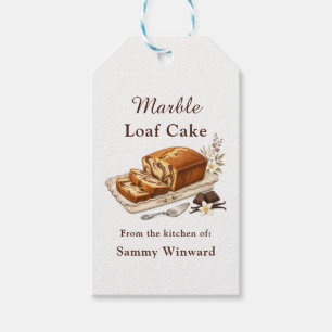 Marble Loaf Cake Gift Tags