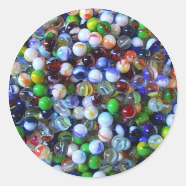 Marble Marbles Sticker Stickers (Front)