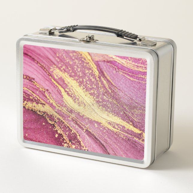 Marble  metal lunch box (Front)