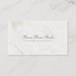 Marble Modern Minimalist Business Cards