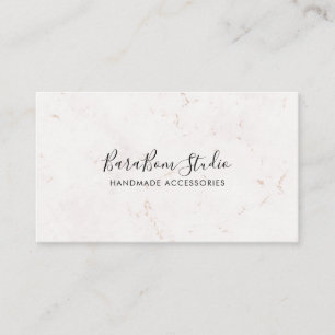Marble Modern Minimalist feminine Business Cards
