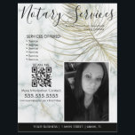 Marble Notary Services Photo Business Flyer<br><div class="desc">Modern Flyers for Notary Public Services</div>