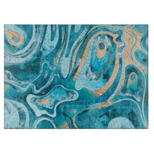 Marble Ocean Beach Cutting Board
