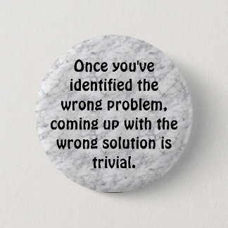 marble, Once you've identified the... - Customised 6 Cm Round Badge