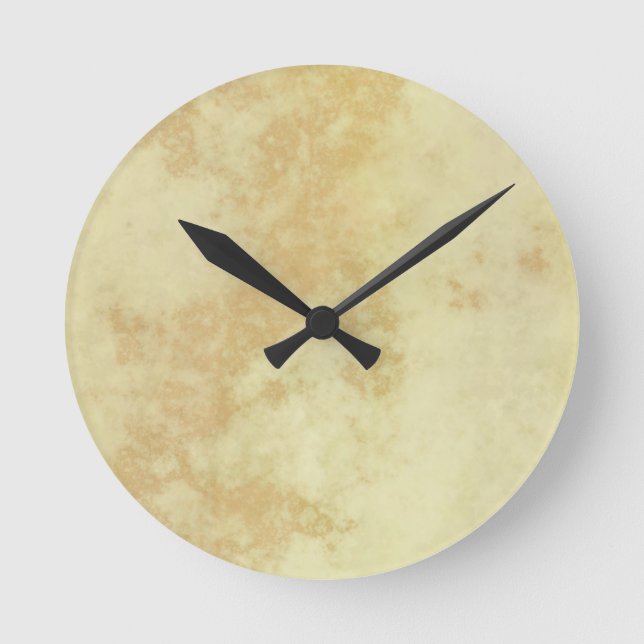 Marble or Granite Textured Round Clock (Front)