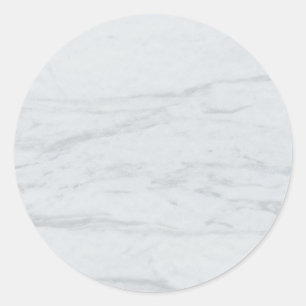 Marble Pastel Stone Texture Classic Round Stickers