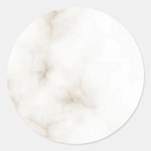 Marble Pastel Stone Texture Classic Round Stickers