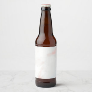 Marble Pastel Stone Texture Glitter Watercolor Beer Bottle Label