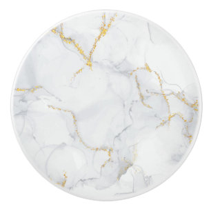 Marble Pastel Stone Texture Glitter Watercolor Ceramic Knob