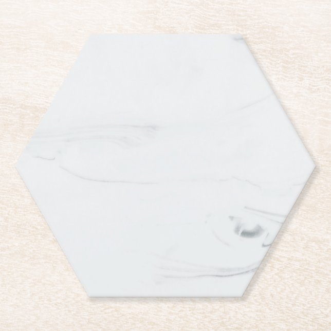Marble Pastel Stone Texture Glitter Watercolor Paper Coaster (Front)