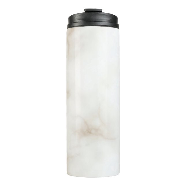 Marble Pastel Stone Texture Glitter Watercolor Thermal Tumbler (Front)
