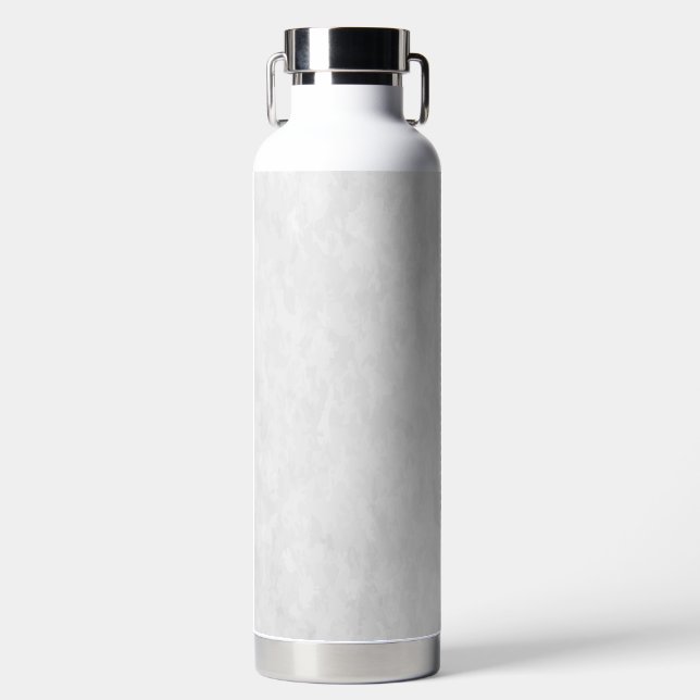 Marble Pastel Stone Texture Glitter Watercolor Water Bottle (Front)