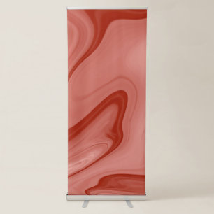 Marble pattern 15 retractable banner