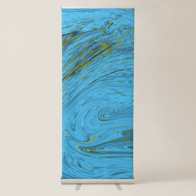 Marble pattern 26 retractable banner (Front)
