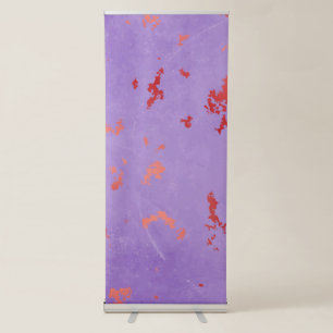 Marble pattern 31 retractable banner