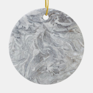 Marble pattern ceramic tree decoration