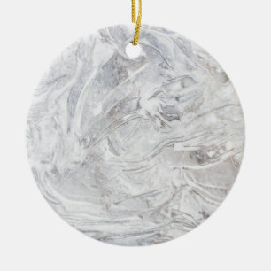 Marble pattern ceramic tree decoration