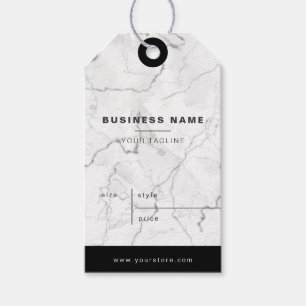 Marble Pattern Clothing Collection Price Hang Tags