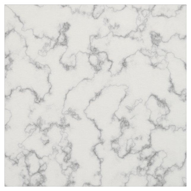 Marble Pattern Grey White Marbled Stone Background Fabric (Swatch)