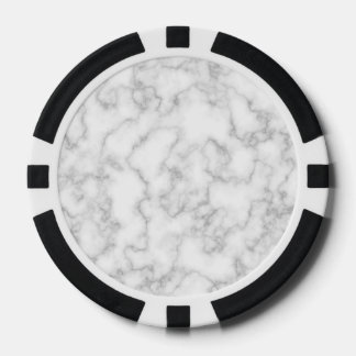 Marble Pattern Grey White Marbled Stone Background Poker Chips