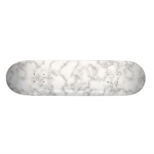 Marble Pattern Grey White Marbled Stone Background Skateboard