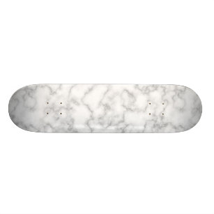 Marble Pattern Grey White Marbled Stone Background Skateboard