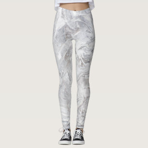 Marble pattern leggings