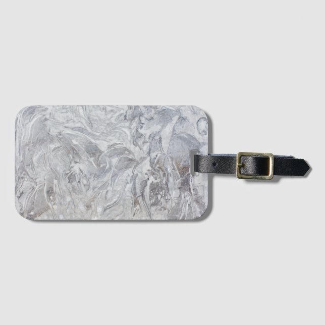 Marble pattern luggage tag (Front Horizontal)