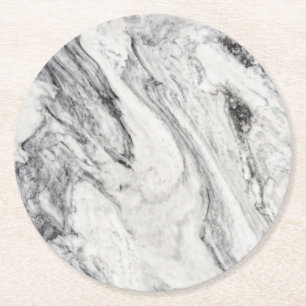Marble Pattern Paper Coasters