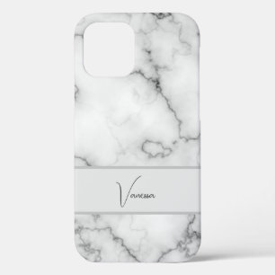 Marble Pattern Personalisation iPhone 12 Pro Case